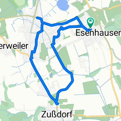 Route in Wilhelmsdorf