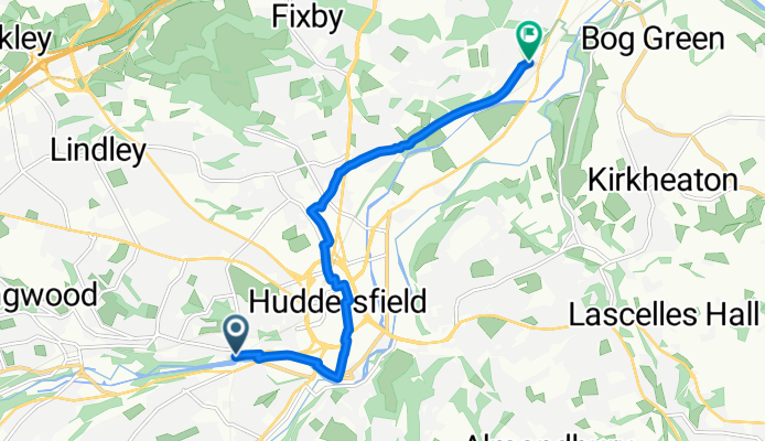Route in Huddersfield