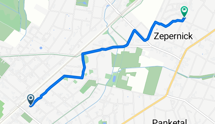 Heinestraße, Panketal nach Oderstraße, Panketal