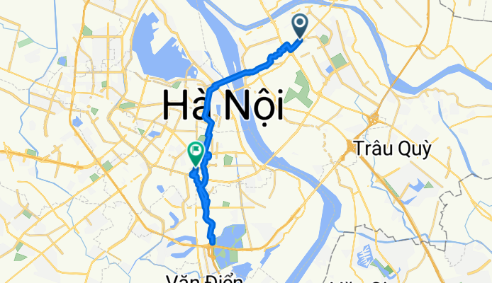 Ngõ 27 Đức Giang, Hà Nội to P. Phương Mai, Hà Nội