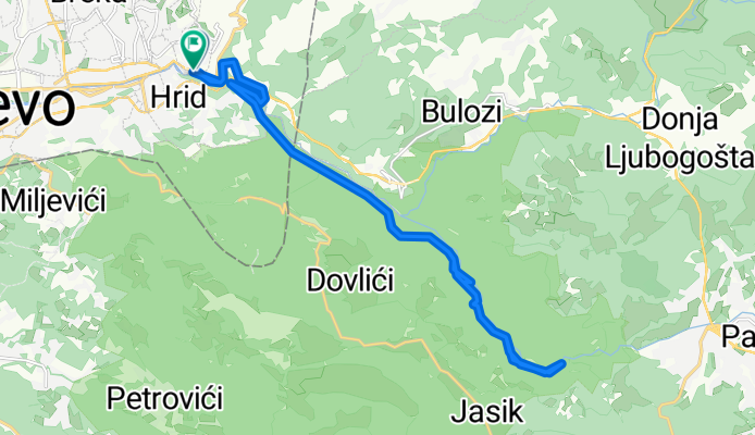 Nevjestina, Sarajevo to Dariva, Sarajevo