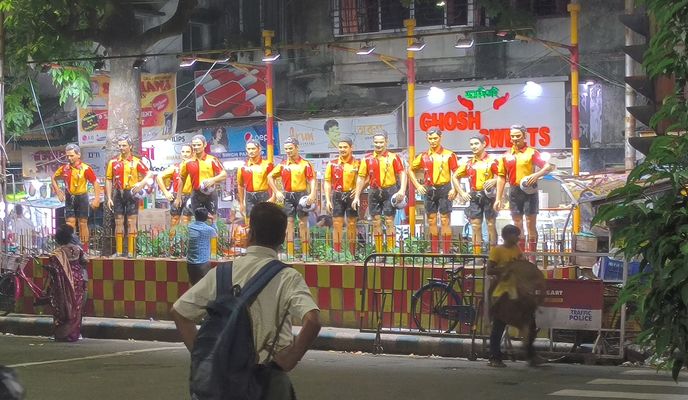 Photo 2 de l’itinéraire Bikemap « P.A. Road-Lake Town-Dhakuria »