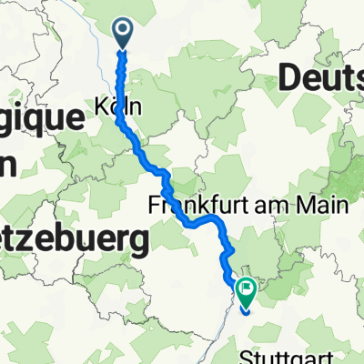 Trappenbergstraße, Essen nach Beethovenstrasse 13, Bad Schönborn