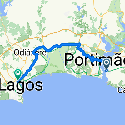 Rua Inf São, Ferragudo nach São Gonçalo de Lagos, Lagos