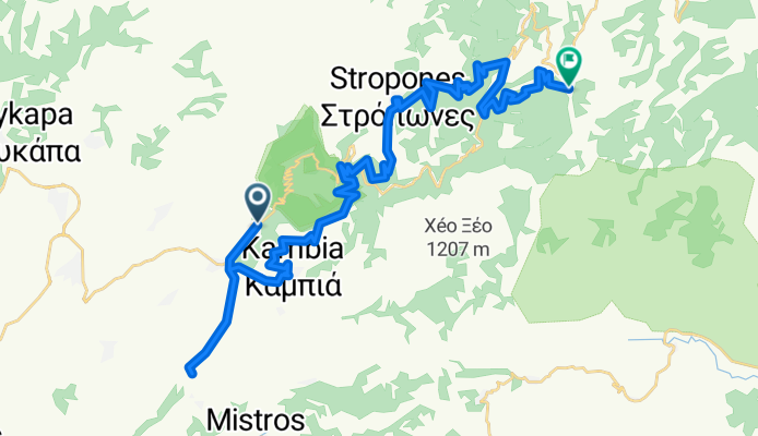 Stenis-Chiliadous, Steni Dirfyos to Kymis-Metochiou, Metochi