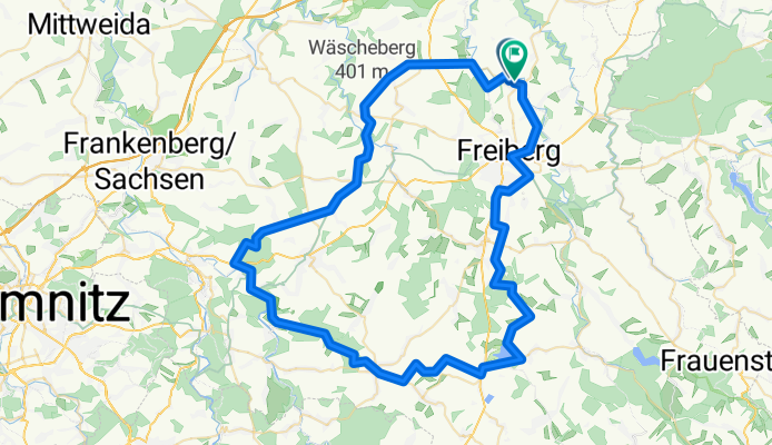 Halsbrücke - Lößnitztal - Halsbrücke