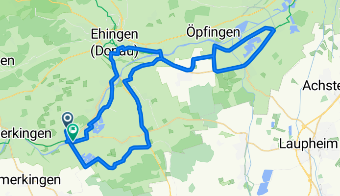 Mozartstraße, Rottenacker nach Donauradweg (D6), Rottenacker