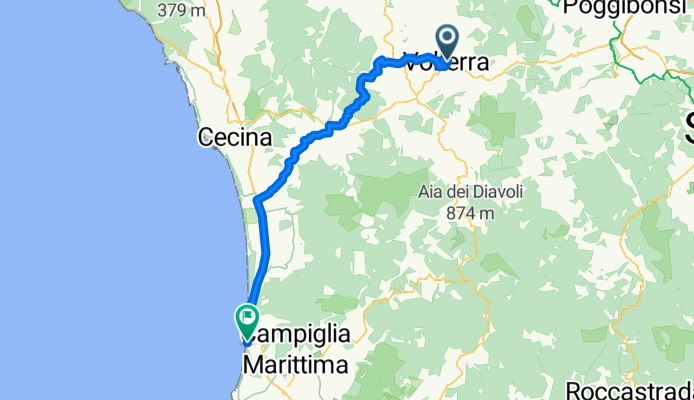 Itinéraire vers Via della Principessa, San Vincenzo