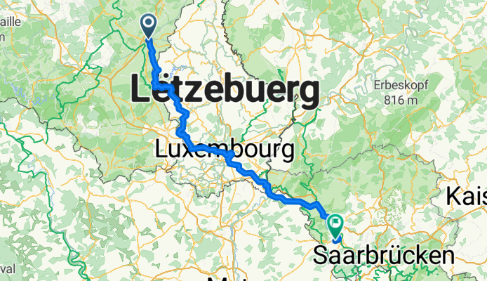 Rue de Marche naar Taffingsweg