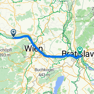 From Tulln an der Donau to Bratislava
