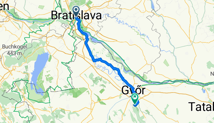 From Bratislava to Győrújbarát