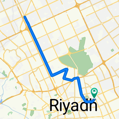 Al Imam Ali Ibn Abi Talib Branch Road, الرياض to Al Imam Ali Ibn Abi Talib Branch Road, الرياض