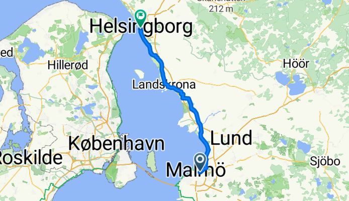 From Malmo to Helsingborg