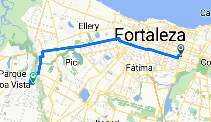 Rua General Tertuliano Potiguara, Fortaleza a Rua das Pedrinhas, Fortaleza