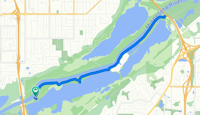 Black Dog Rd, Burnsville to Black Dog Rd, Burnsville