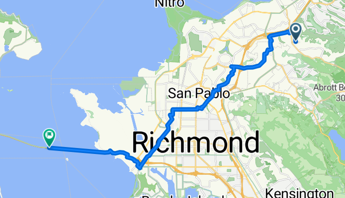 Kyer St, Pinole to Marin County