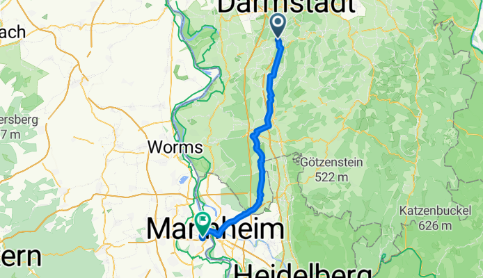 Pfungstadt - Ludwigshafen am Rhein