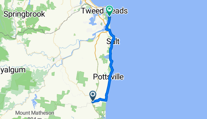 From Wooyung to Fingal Head