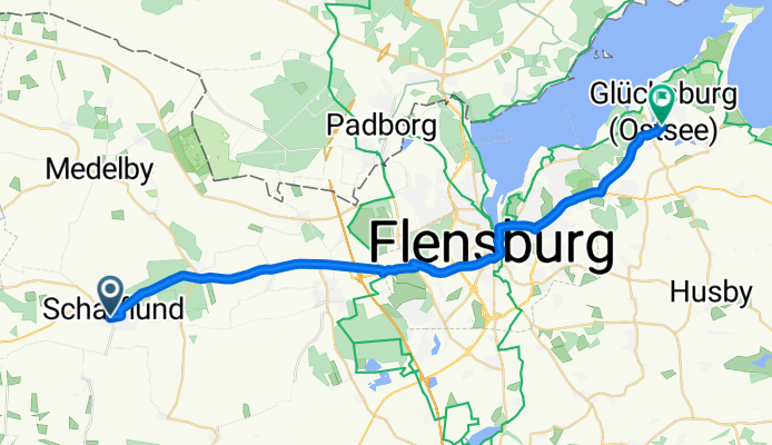 Finkenweg nach Schlossallee 40C