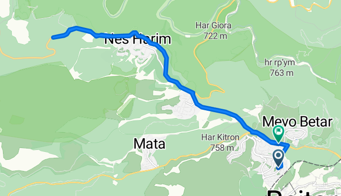 רח׳ שלדג, מסילת ציון to המעיין, מסילת ציון