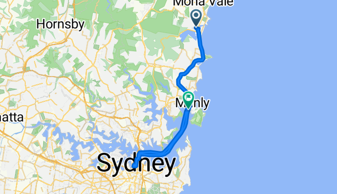 Nareen Parade to Manly Wharf