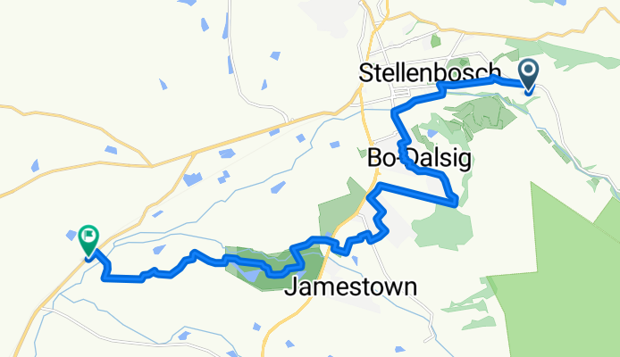 Stellenbosch Rural, Stellenbosch to Spier Wine Farm, Stellenbosch