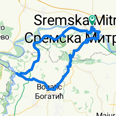 Route in Sremska Mitrovica