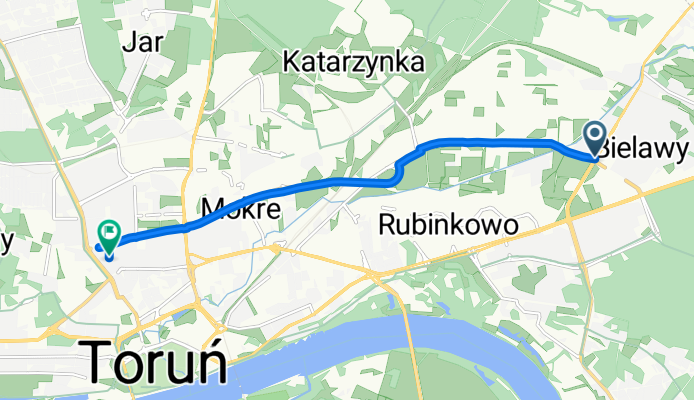 Gdańska, Toruń do Końcowa, Toruń