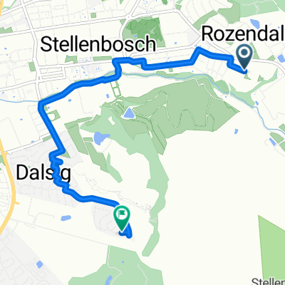 Jonkershoek Road, Stellenbosch to Linnes, Stellenbosch