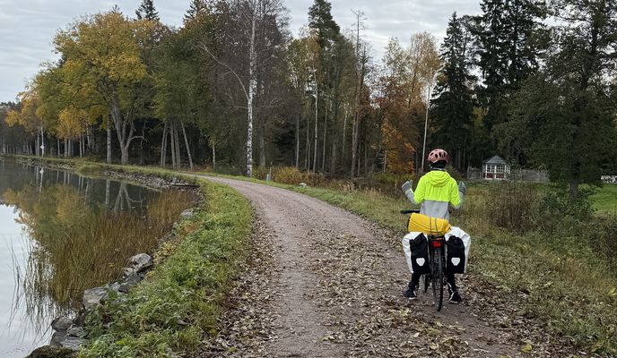 Foto 1 der Bikemap-Route "Sjöfallsvägen, Sjötorp to Järnvägsgatan, Lyrestad"