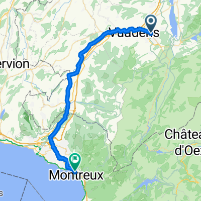 Von Bulle bis Montreux