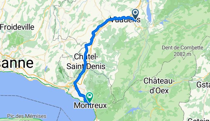 Von Bulle bis Montreux