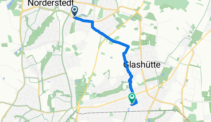 Alter Kirchenweg, Norderstedt nach Kielortring, Norderstedt