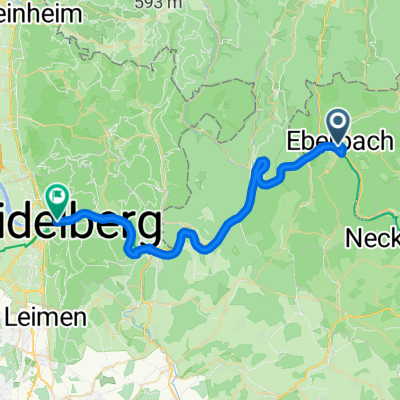Von Eberbach bis Heidelberg