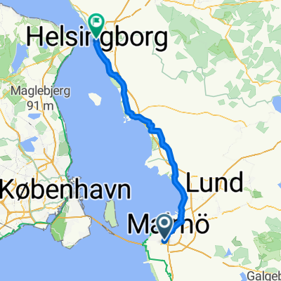 Von Malmö bis Helsingborg