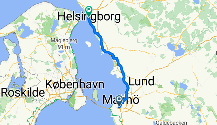 Von Malmö bis Helsingborg