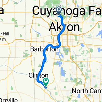 Mayview Dr, Akron to E Market St, Canal Fulton