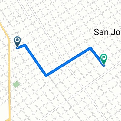 De Avenida República Argentina a Chubut