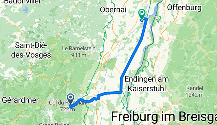 Rue des Écoles, Wihr-au-Val à Rue de la Sucrerie, Erstein