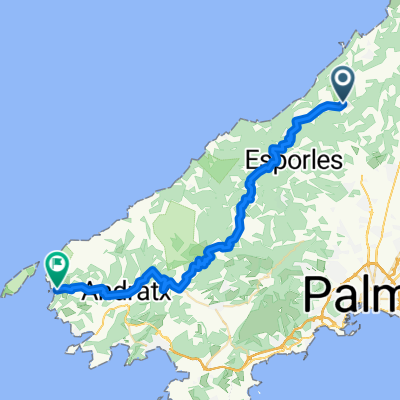 Carrer del Rei Sanxo, Valldemossa to Carrer Cala es Conills, Andratx