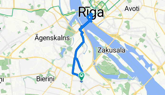 Valdeķu iela, Рига до Valdeķu iela, Рига