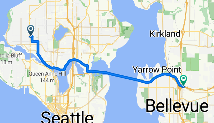 NW 64th St, Seattle to 116th Ave NE, Bellevue