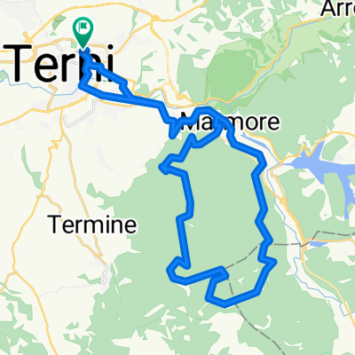Vista su Terni– Lungo il sentiero immerso nella faggeta giro ad anello con partenza da Terni