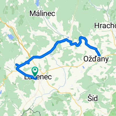 Route in Lučenec