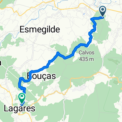 Rua D Afonso Henriques, Galegos a Rua Aníbal Coelho Rodrigues, Lagares