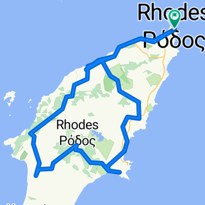 Pythagora, Rhodos nach Akti Sachtouri, Rhodos