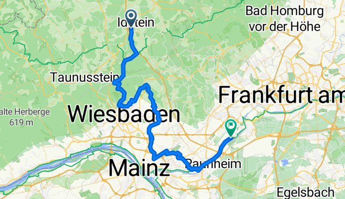 Von Idstein über Neroberg nach Hattersheim