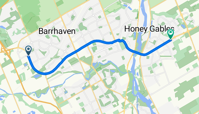 Strandherd Dr, Ottawa to Larimar Cir, Ottawa