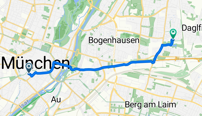 Oberanger, Munich to Eylauer StraĂźe, Munich