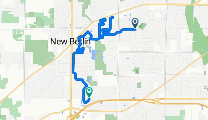 W Crawford Dr, New Berlin to S Forest Point Blvd, New Berlin